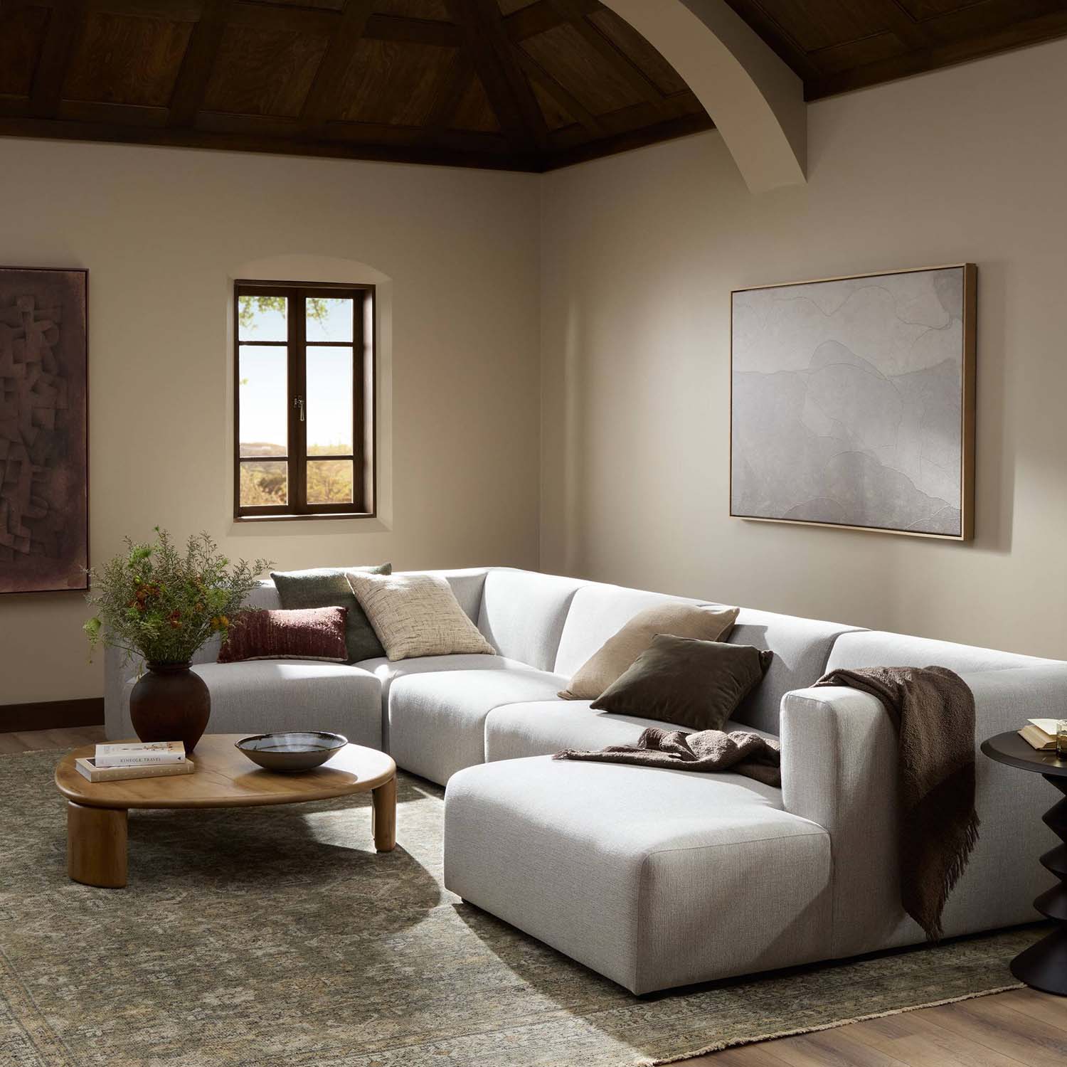 Four Hands Lawdale 5 Piece Sectional Sofa