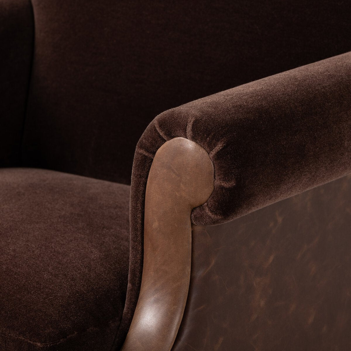 Four Hands Harvey Monte Chocolate Chair