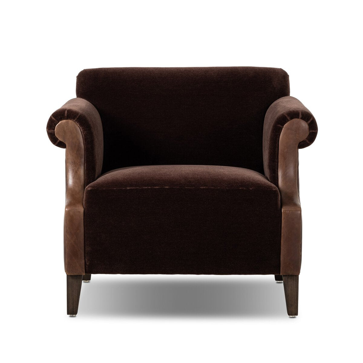 Four Hands Harvey Monte Chocolate Chair