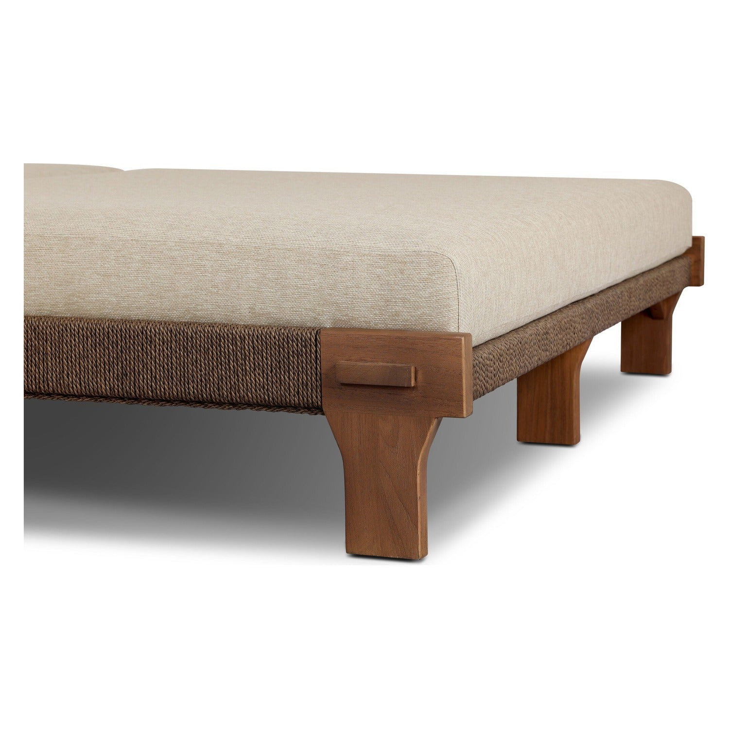 Four Hands Moxie Ellor Beige Outdoor Double Chaise
