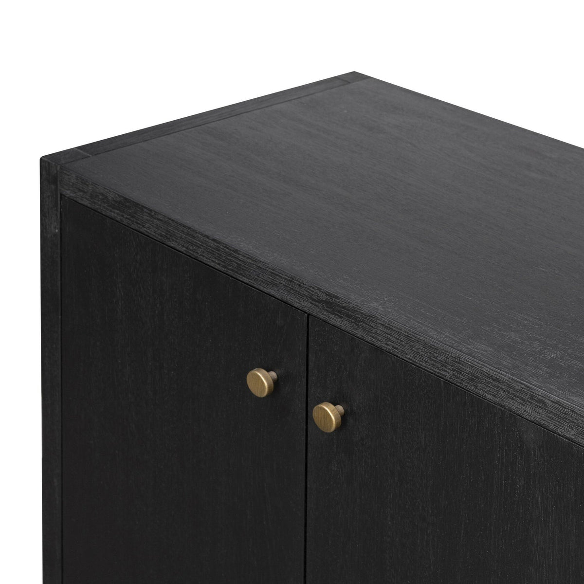 Four Hands Sullivan Black Acacia Media Console - detail 1