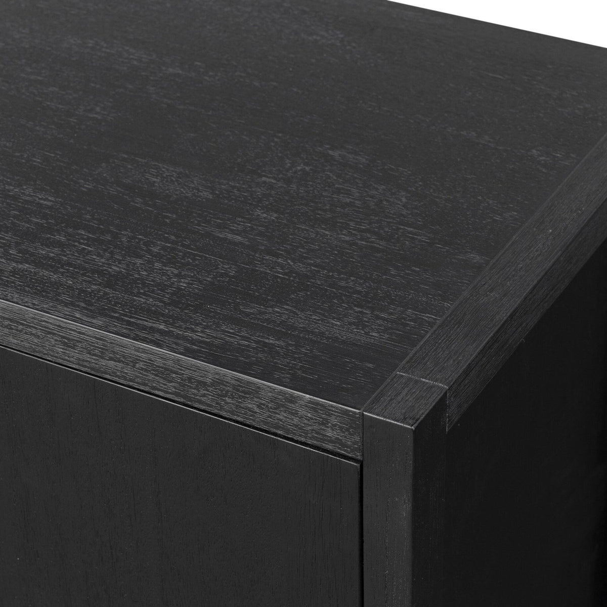 Four Hands Sullivan Black Acacia Media Console - detail 3