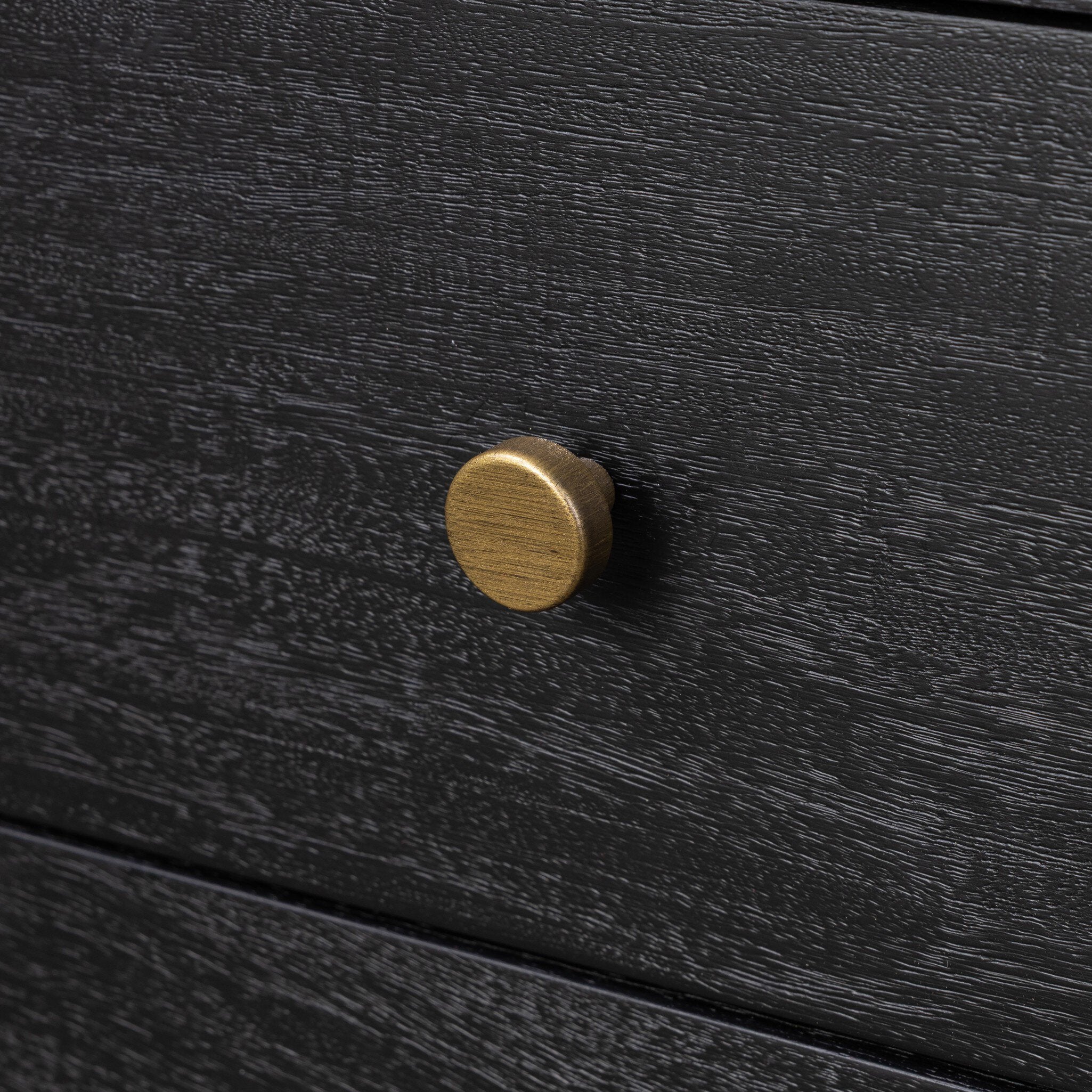 Four Hands Sullivan Black Acacia Media Console - detail 5