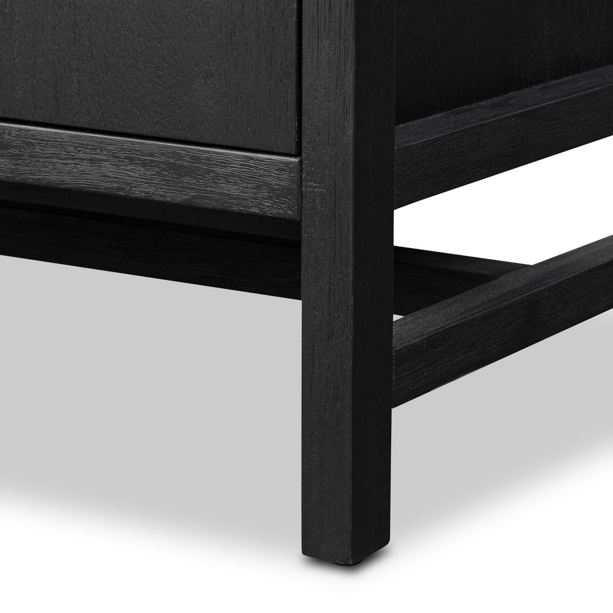 Four Hands Sullivan Black Acacia Media Console - detail 6
