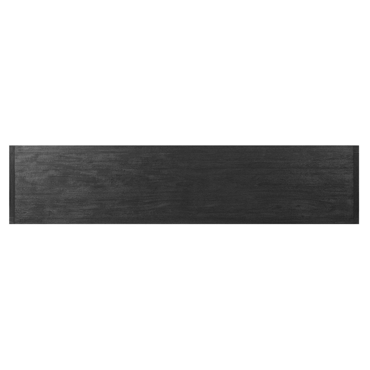 Four Hands Sullivan Black Acacia Media Console - top-down view