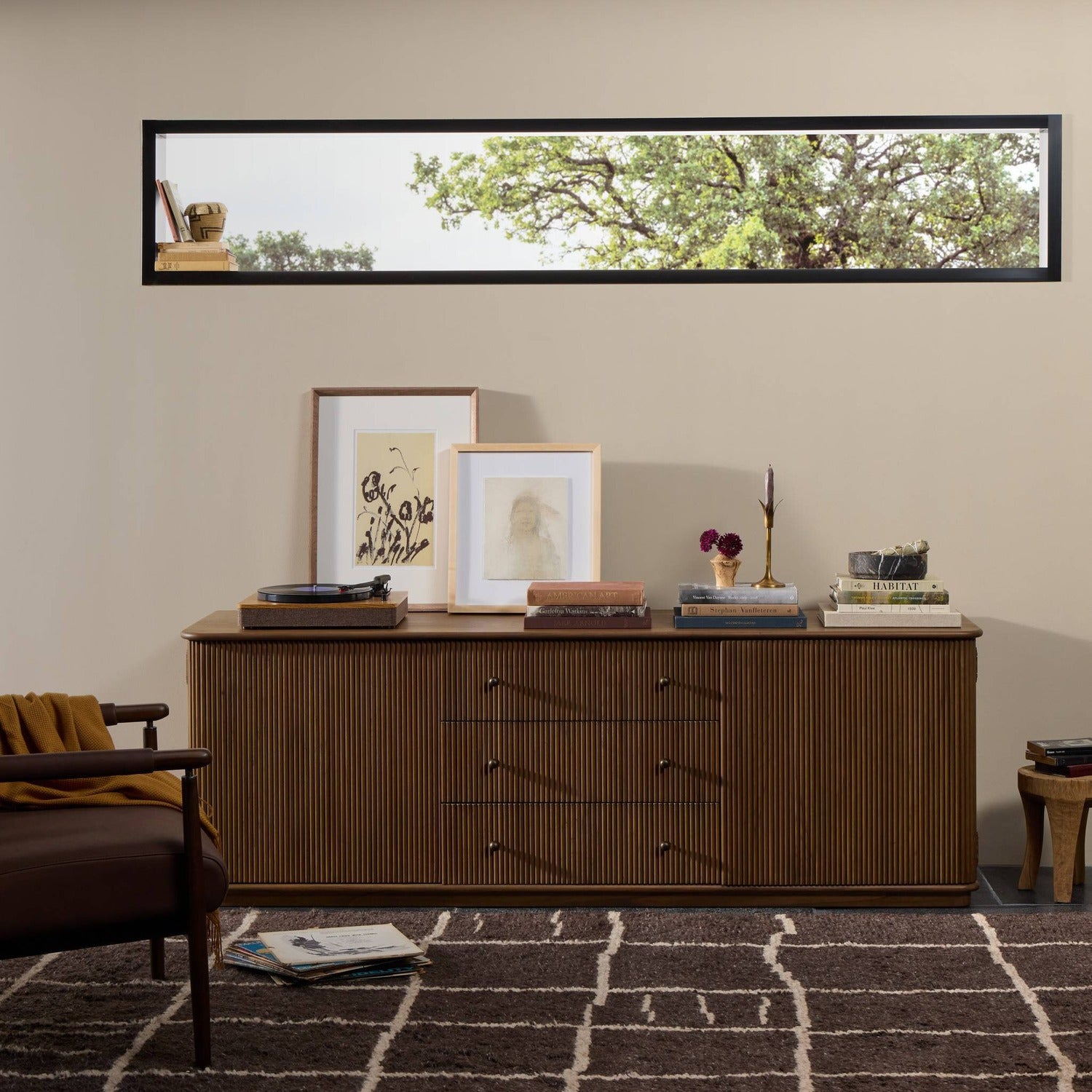 Four Hands Ona Amber Mindi Media Console