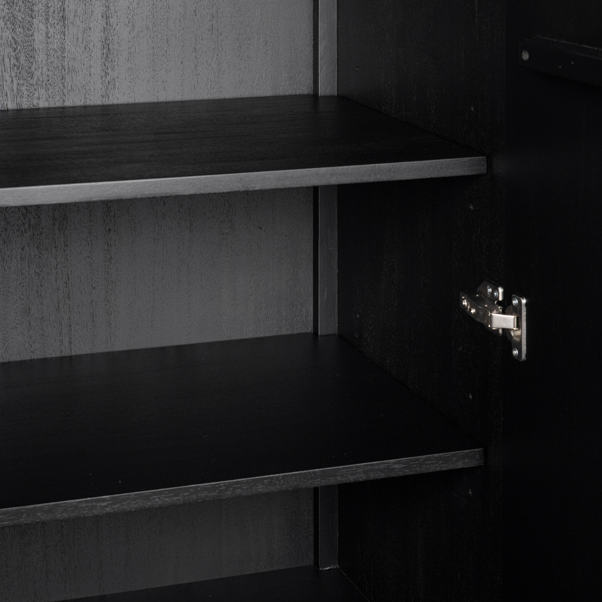 Four Hands Sullivan Black Acacia Chest - detail 7