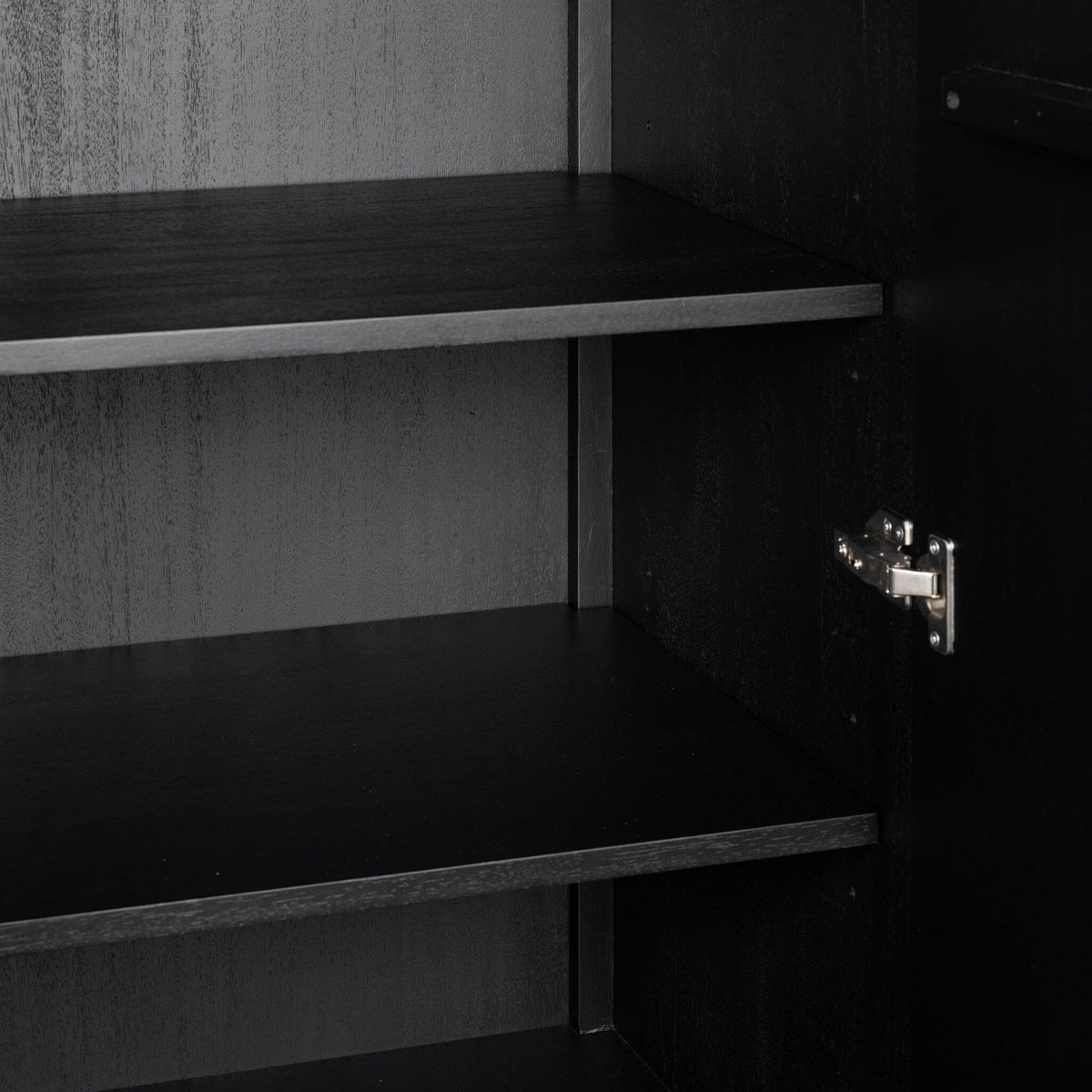 Four Hands Sullivan Black Acacia Chest - detail 7