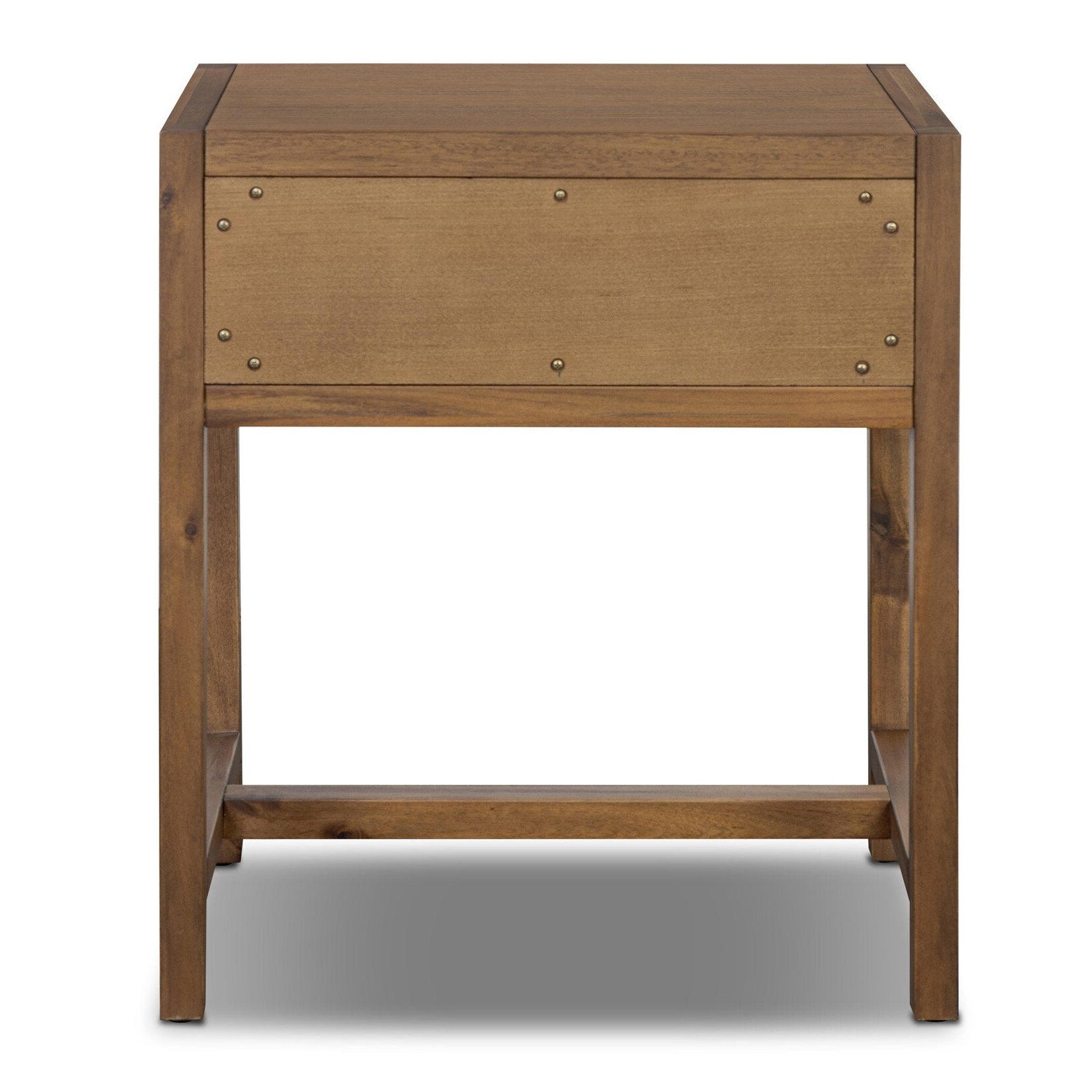 Four Hands Sullivan Saddle Tan Small Nightstand - back view