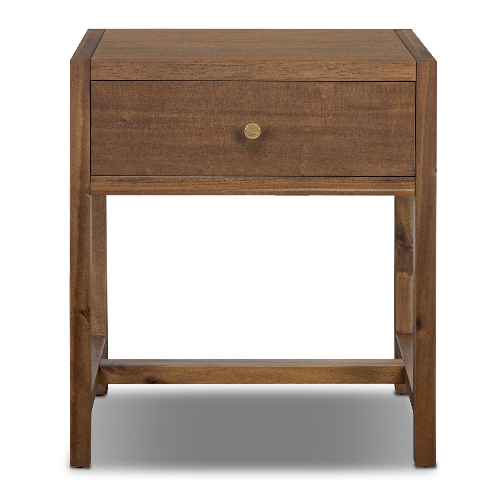 Four Hands Sullivan Saddle Tan Small Nightstand - front view