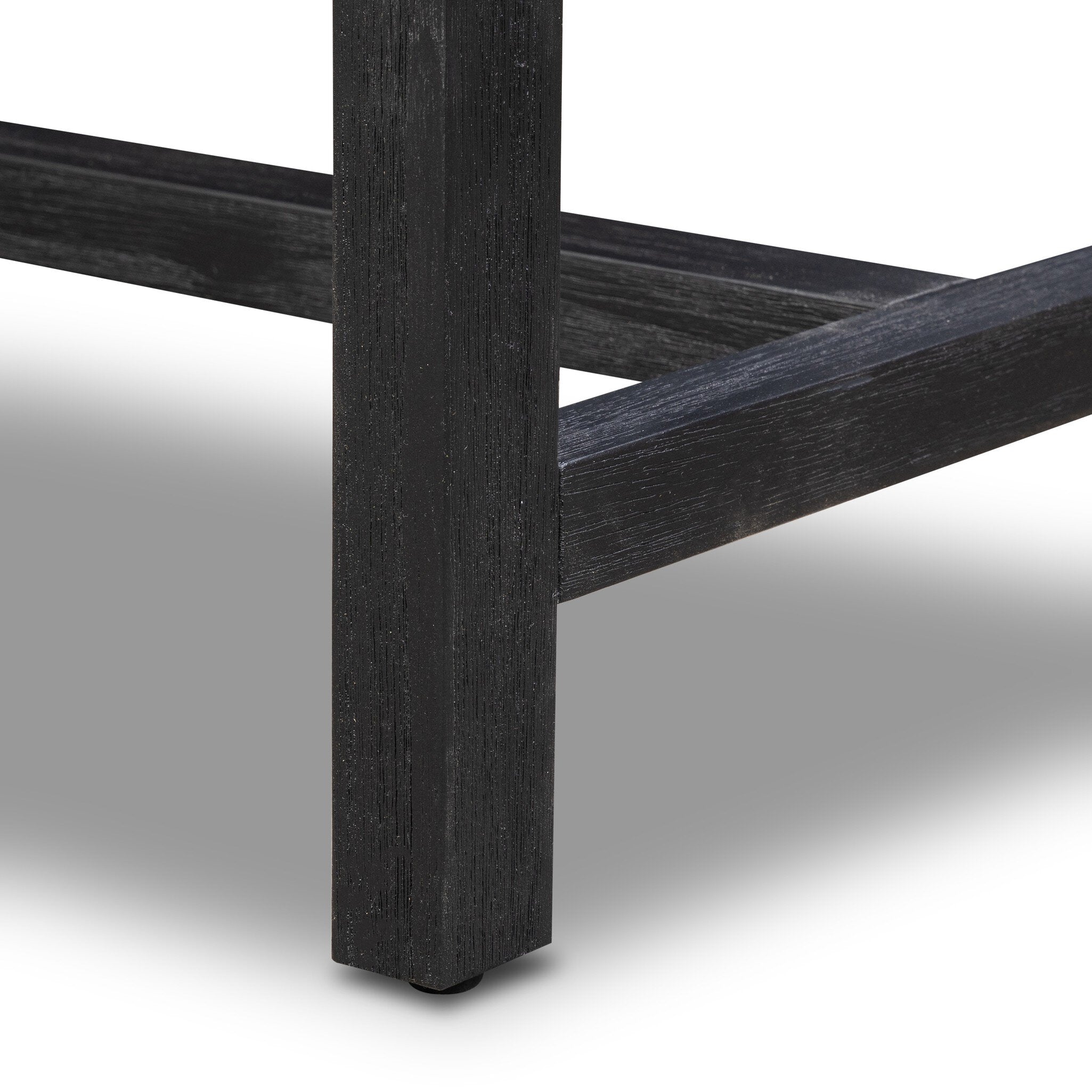 Four Hands Sullivan Black Acacia Small Nightstand - detail 5