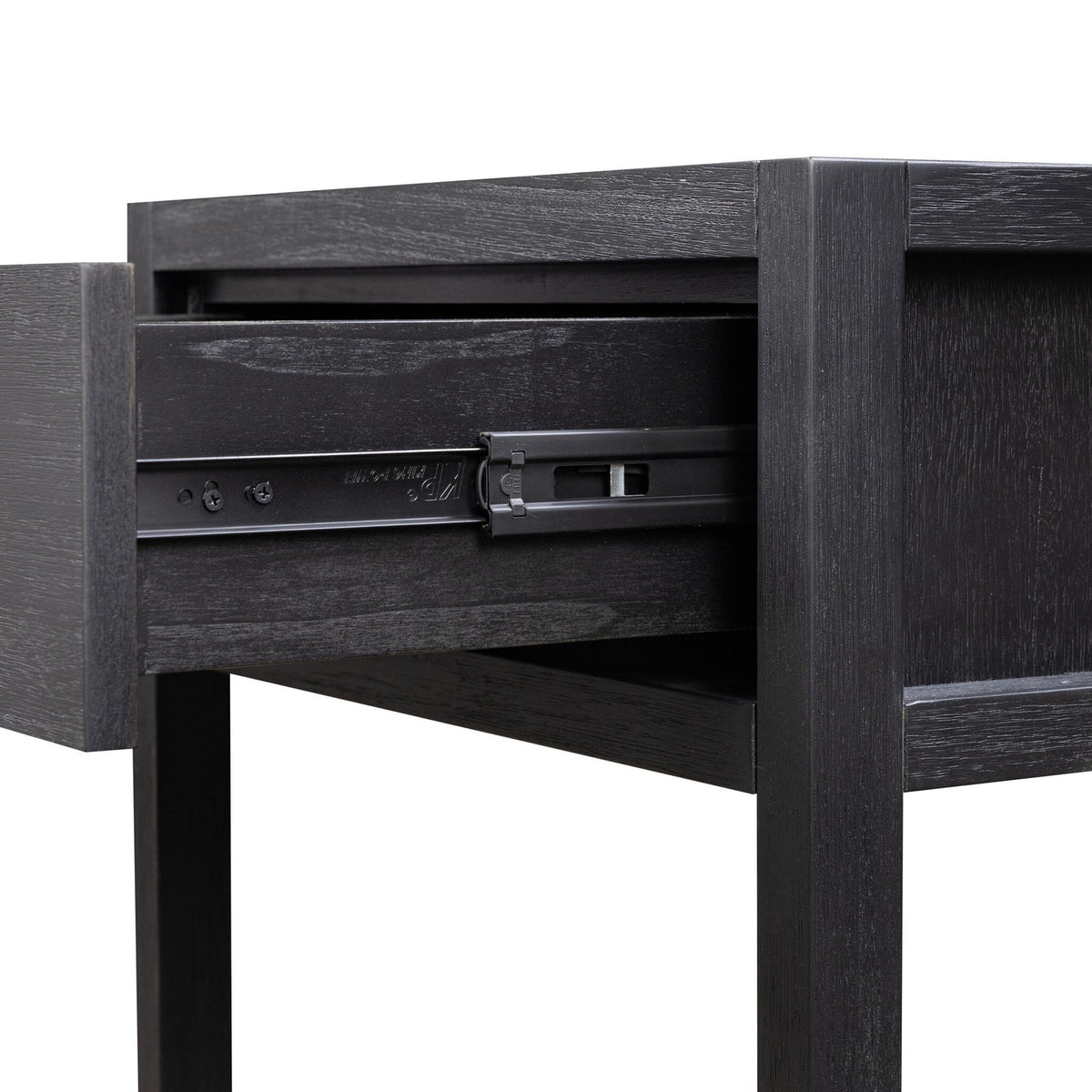 Four Hands Sullivan Black Acacia Small Nightstand - detail 7