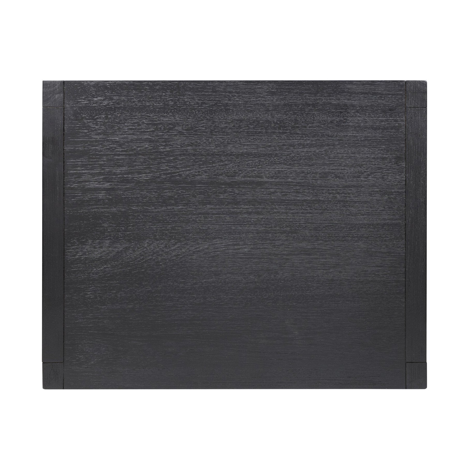 Four Hands Sullivan Black Acacia Small Nightstand - top-down view