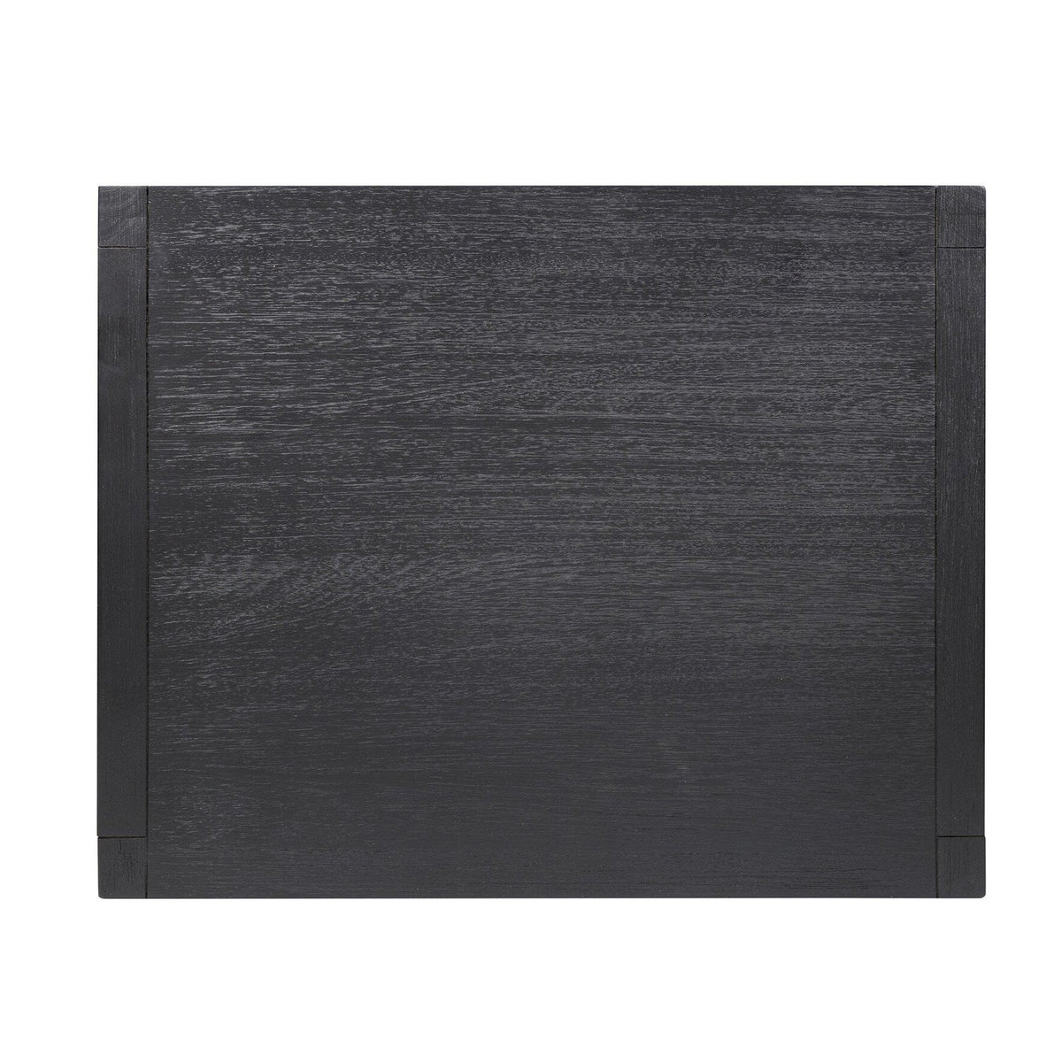 Four Hands Sullivan Black Acacia Small Nightstand - top-down view