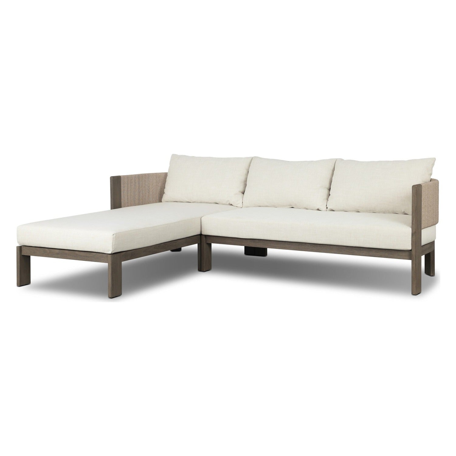 Four Hands Delancy Vergo Cream Outdoor 2-Piece Sectional Sofa