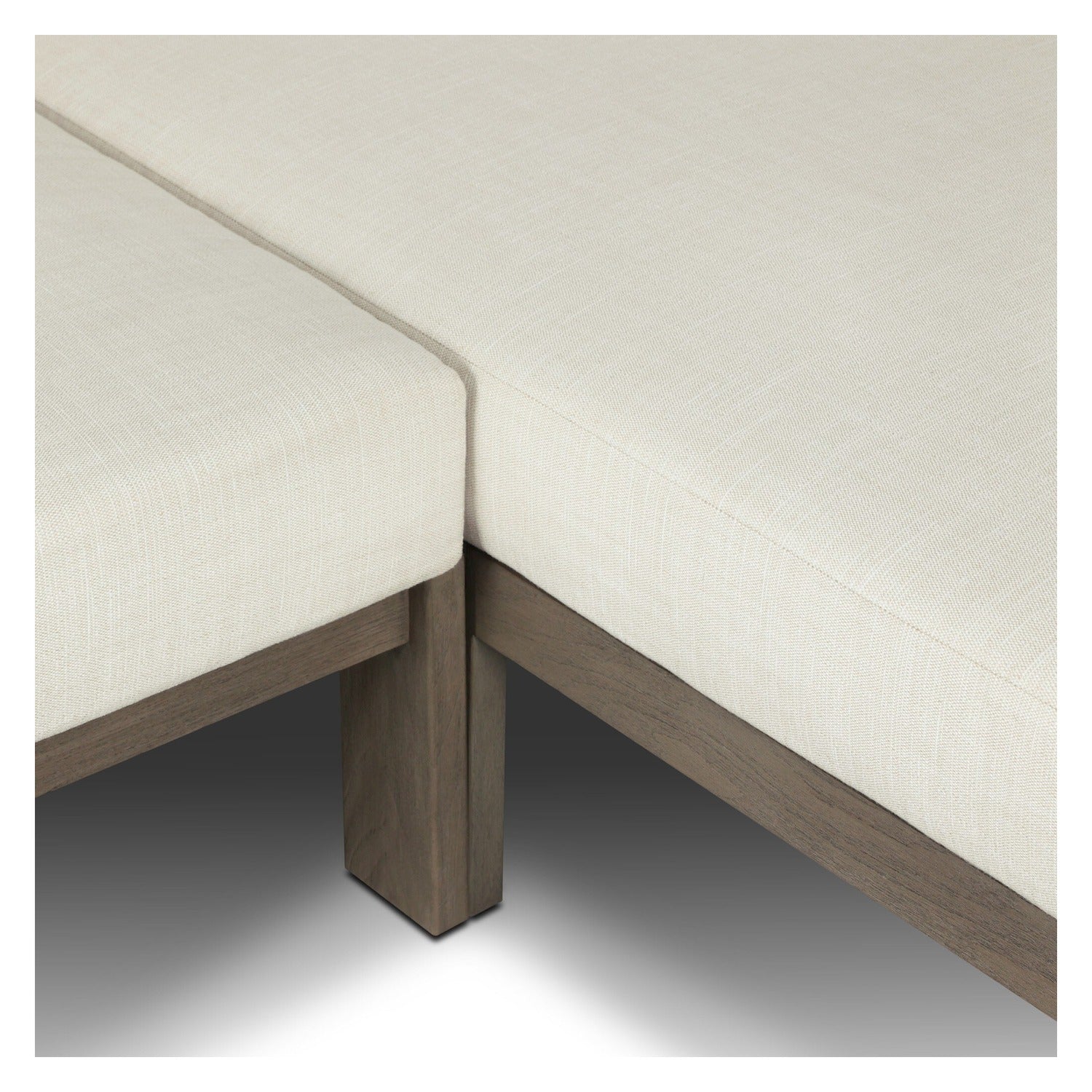 Four Hands Delancy Vergo Cream Outdoor 2-Piece Sectional Sofa