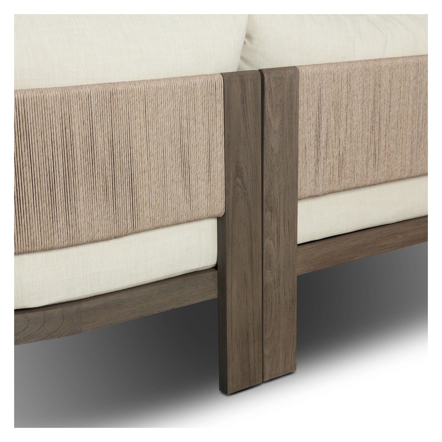 Four Hands Delancy Vergo Cream Outdoor 2-Piece Sectional Sofa