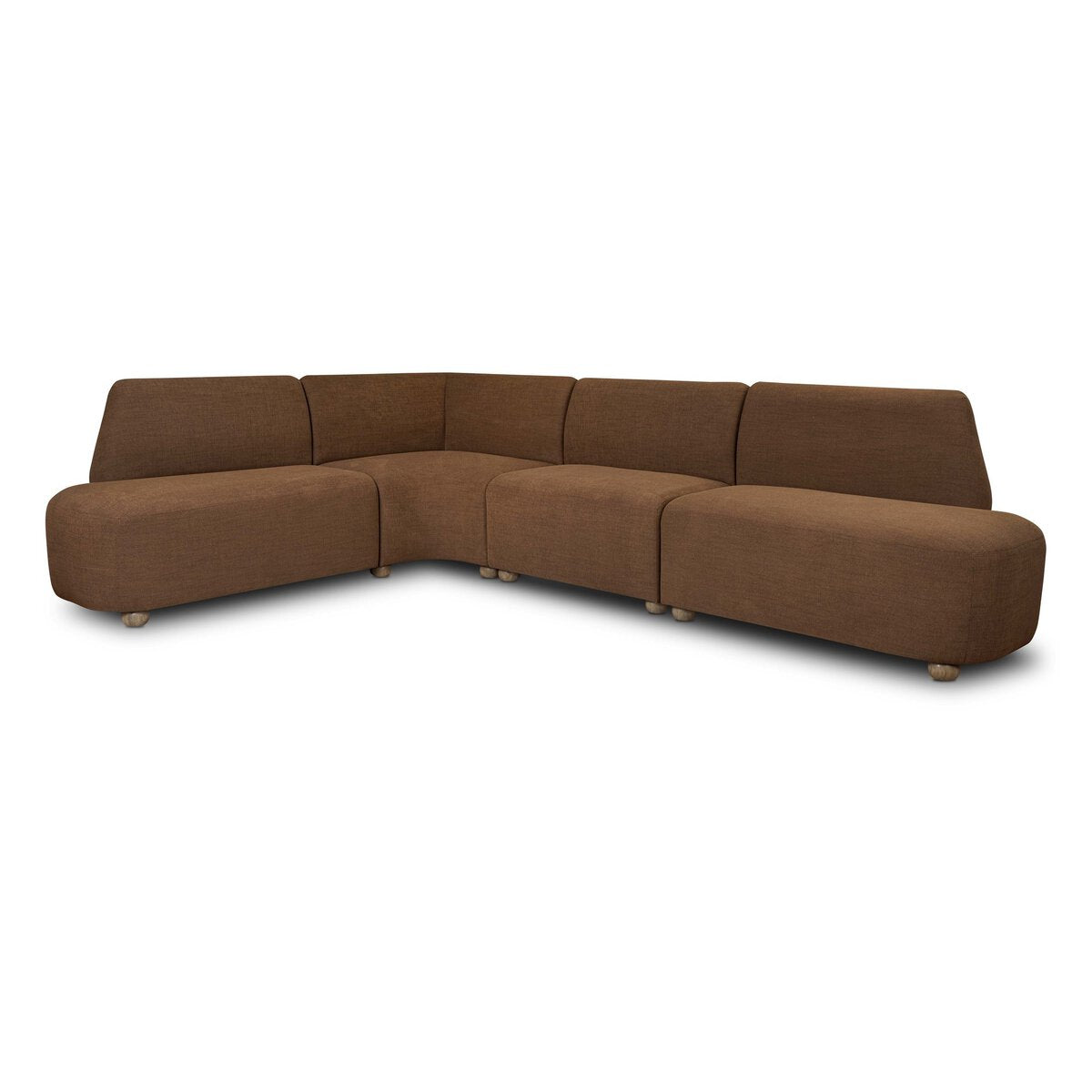 Four Hands Clemence L-Shape Dining Banquette