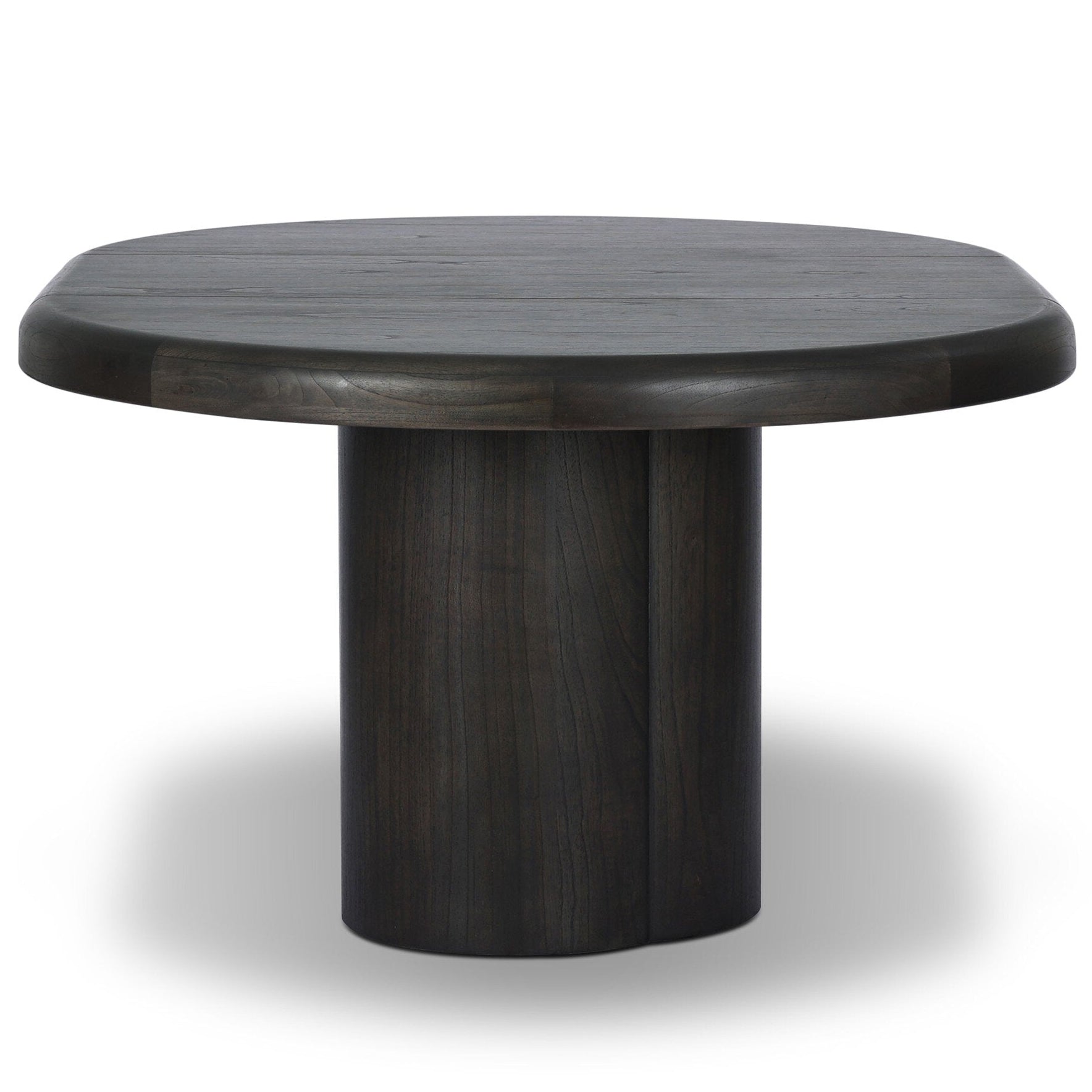 Four Hands Pemble Smoked Black Mindi Extension Dining Table - side view (view 2)
