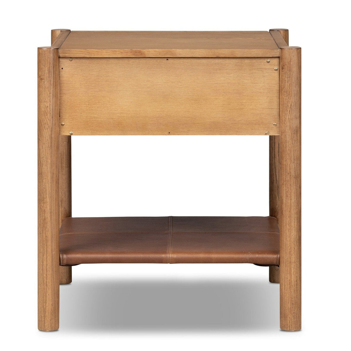 Four Hands Salado Natural Ash 1 Drawer Nightstand - back view
