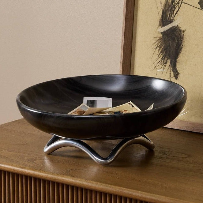 Four Hands Romeda Polished Aluminum Bowl