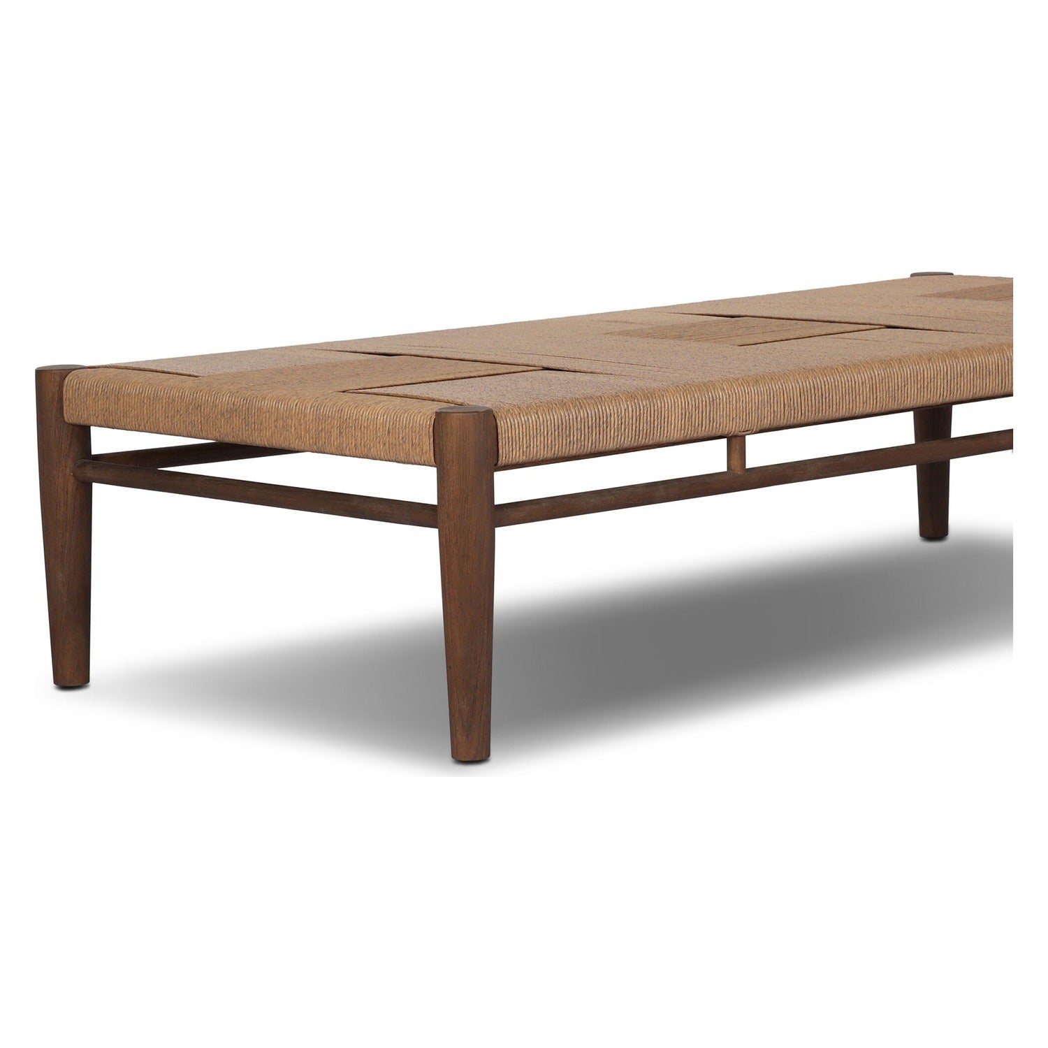 Four Hands Rothler Stained Toasted Brown Outdoor Coffee Table