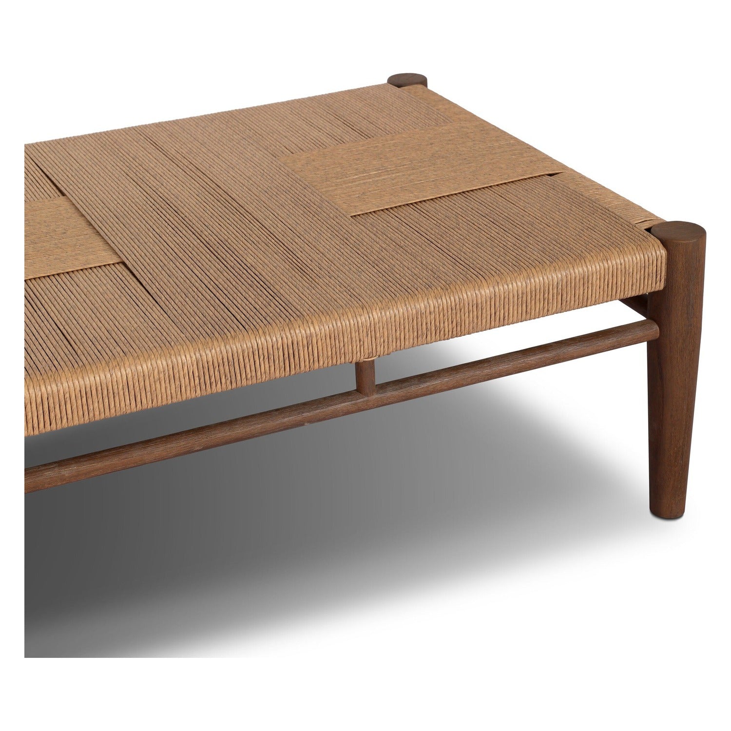 Four Hands Rothler Stained Toasted Brown Outdoor Coffee Table