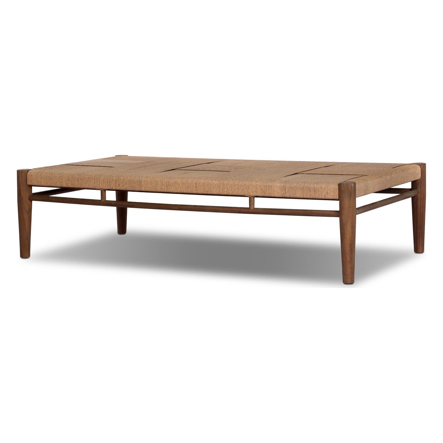 Four Hands Rothler Stained Toasted Brown Outdoor Coffee Table