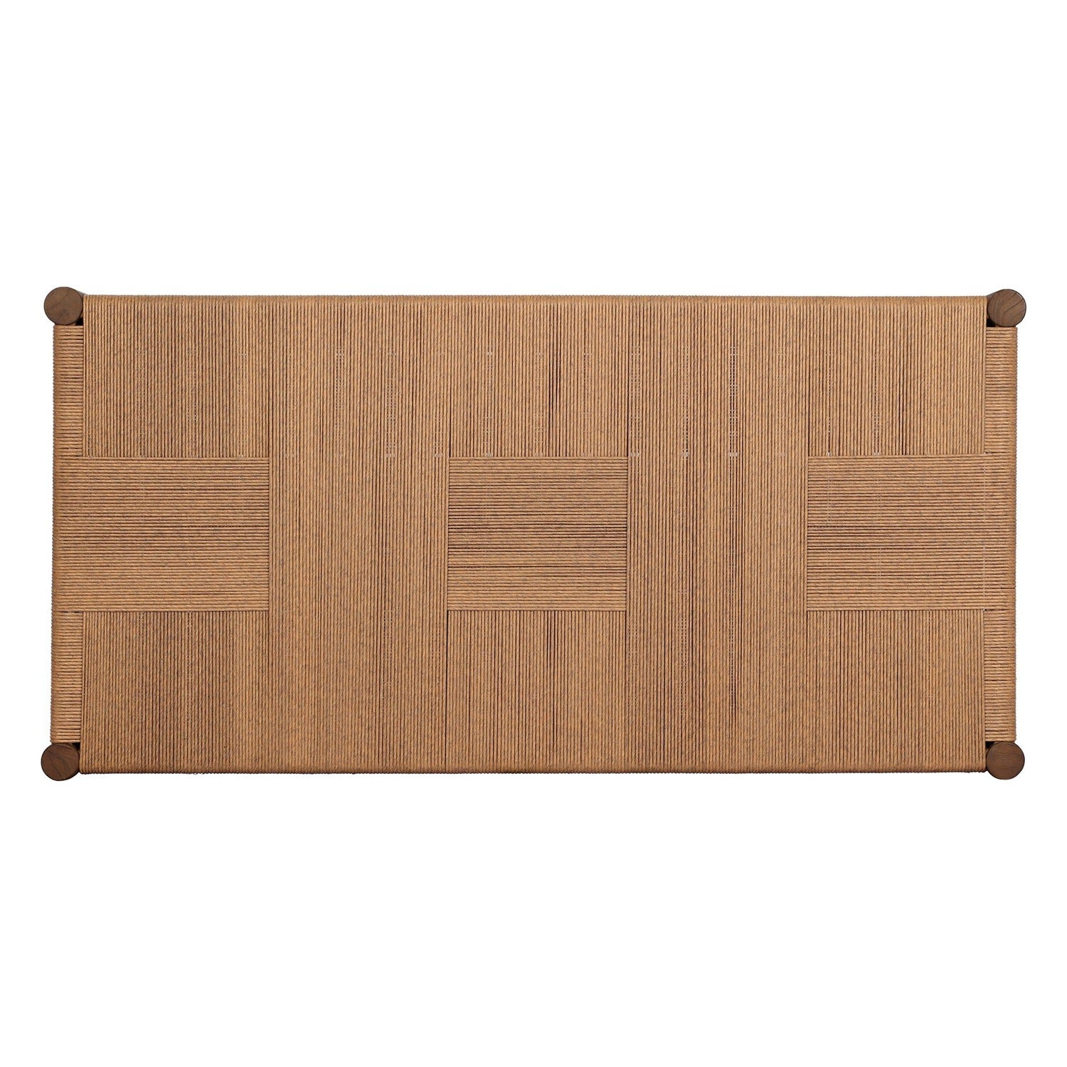 Four Hands Rothler Stained Toasted Brown Outdoor Coffee Table