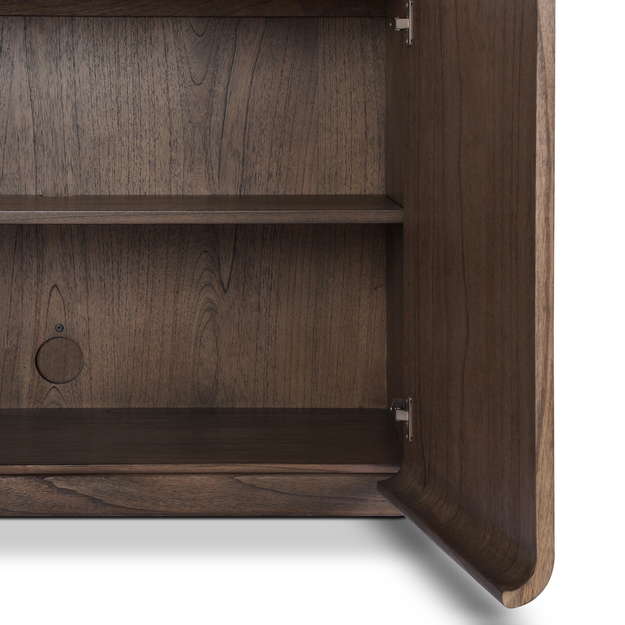 Four Hands Arlet Stained Saddle Brown Mindi Sideboard finish close-up