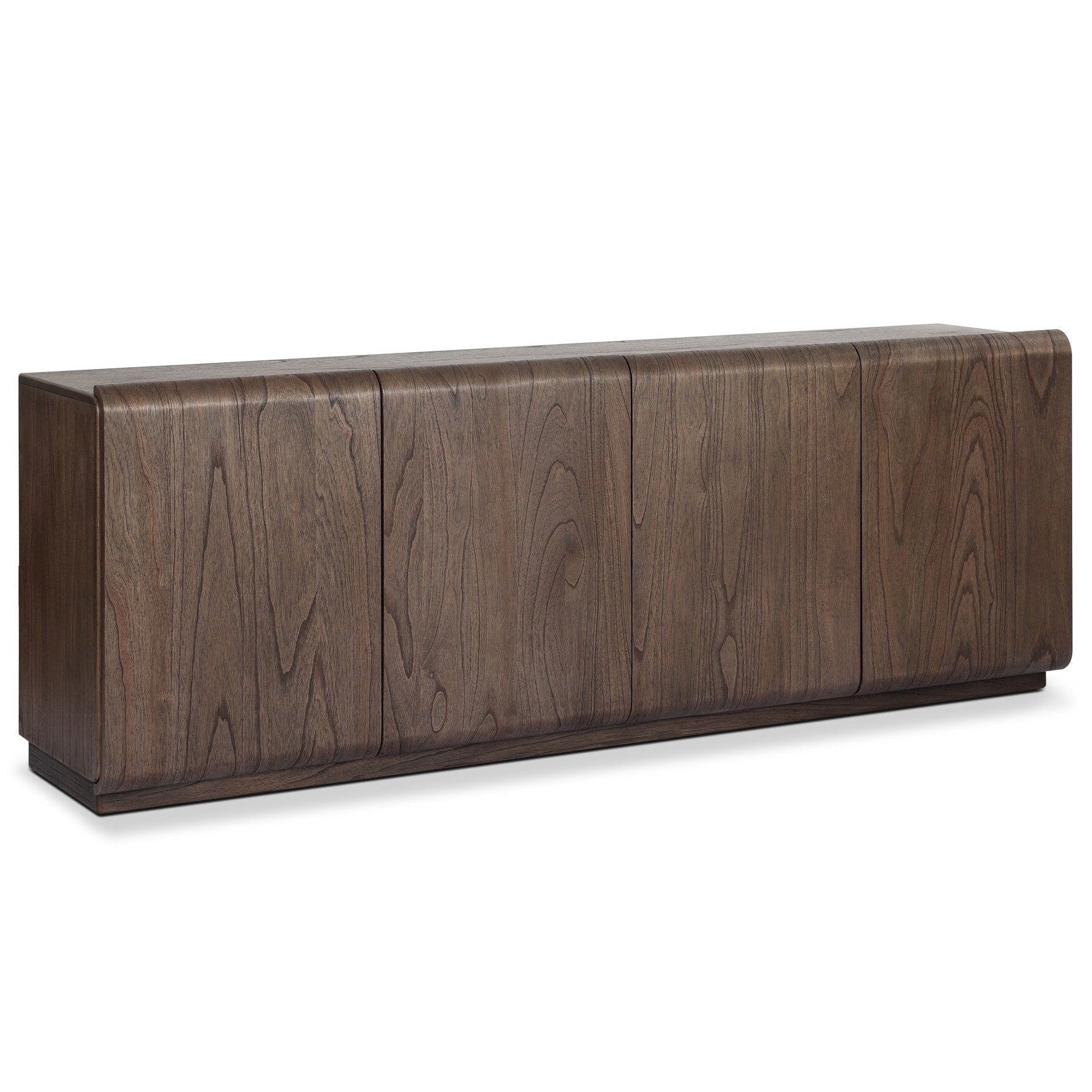 Four Hands Arlet Stained Saddle Brown Mindi Sideboard in Stained Saddle Brown Mindi Veneer