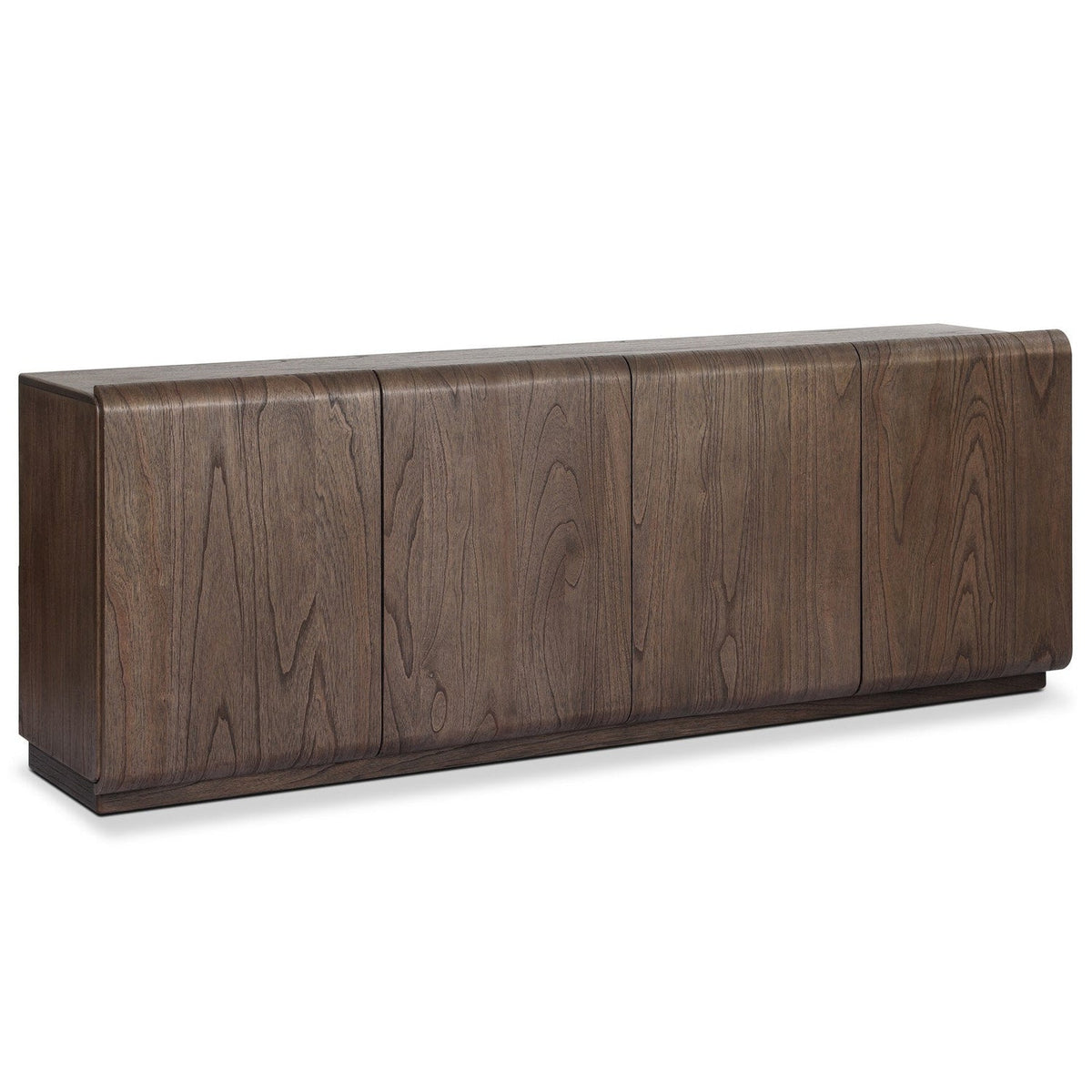 Four Hands Arlet Stained Saddle Brown Mindi Sideboard in Stained Saddle Brown Mindi Veneer