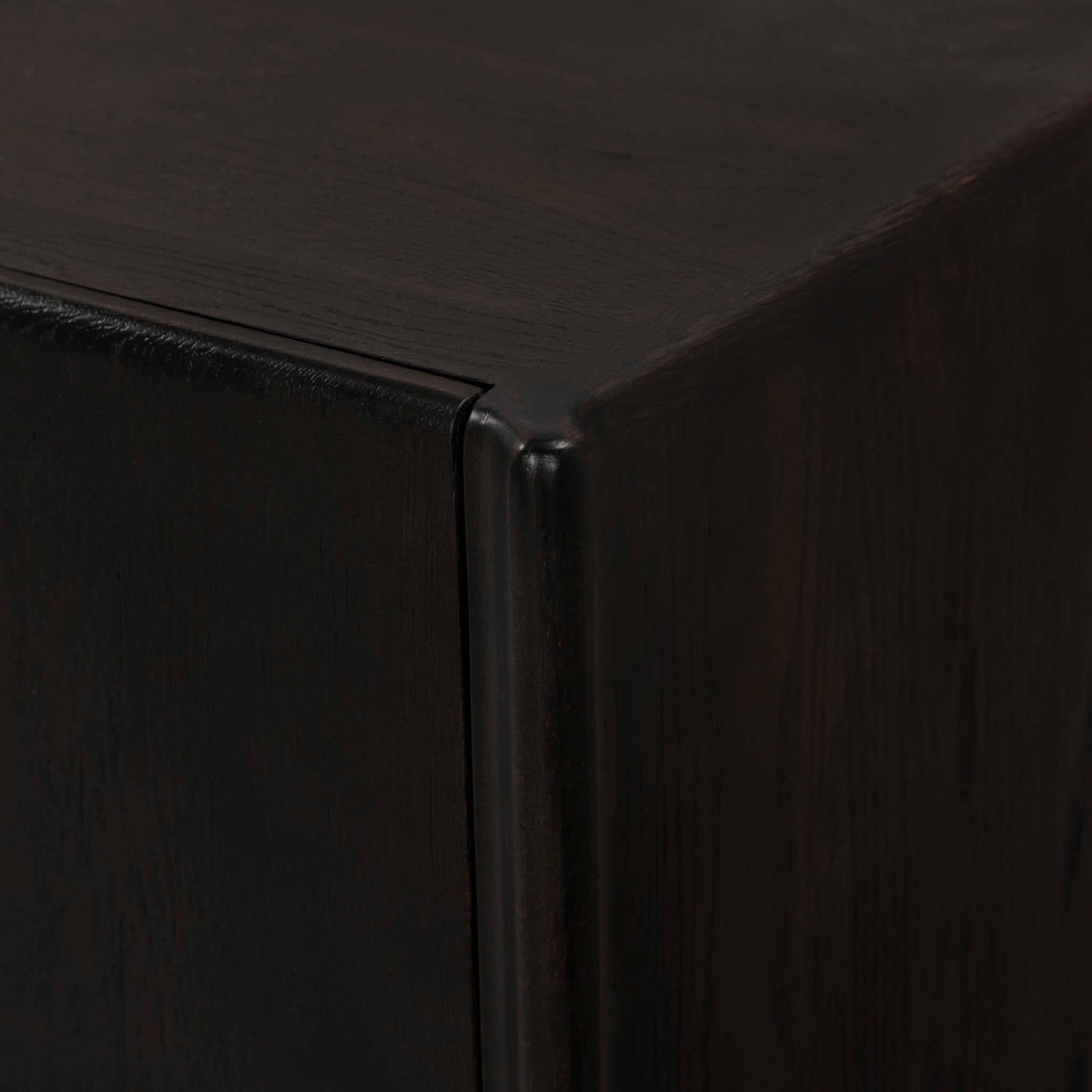 Four Hands Cosgrove Espresso Oak Sideboard material close-up