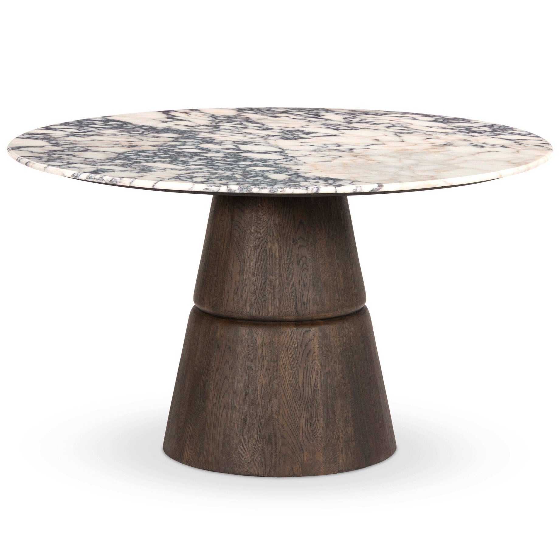 Four Hands Lino Calacatta Viola Marble Dining Table in Calacatta Viola Marble