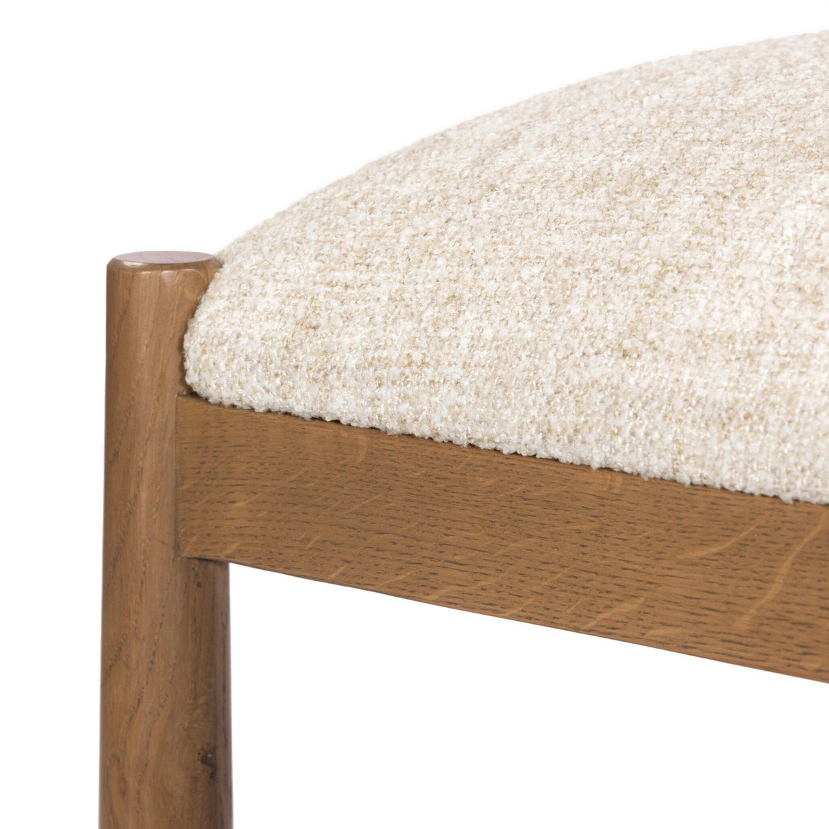 Four Hands Frantz Yuma Cream Dining Chair detail view 3