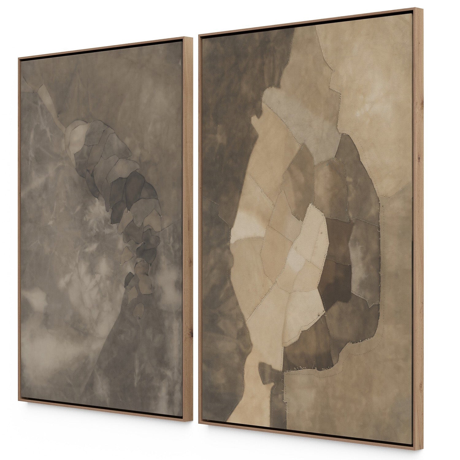 Kimmy Quillin x Four Hands Pinecorn I Diptych Framed Wall Art