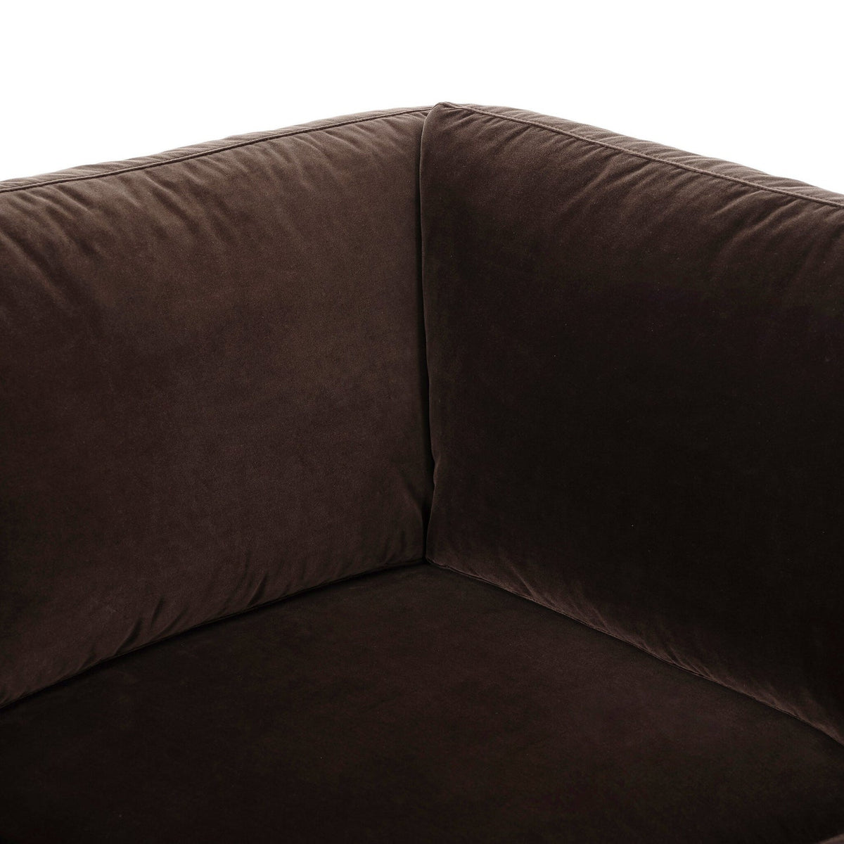 Four Hands Isaiah Surrey Cocoa 3 Piece Sectional Sofa detail view 2