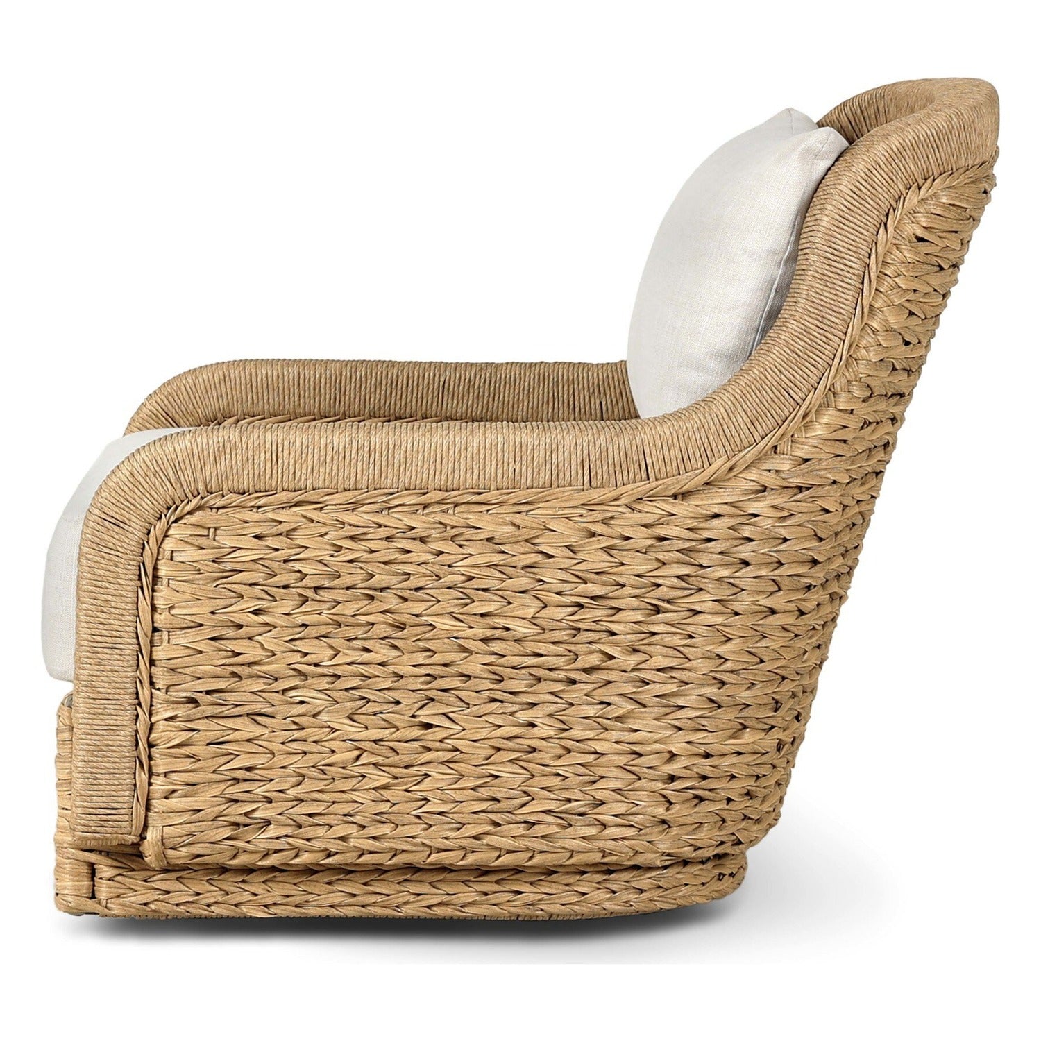Four Hands Bellage Vergo Cream Outdoor Swivel Chair