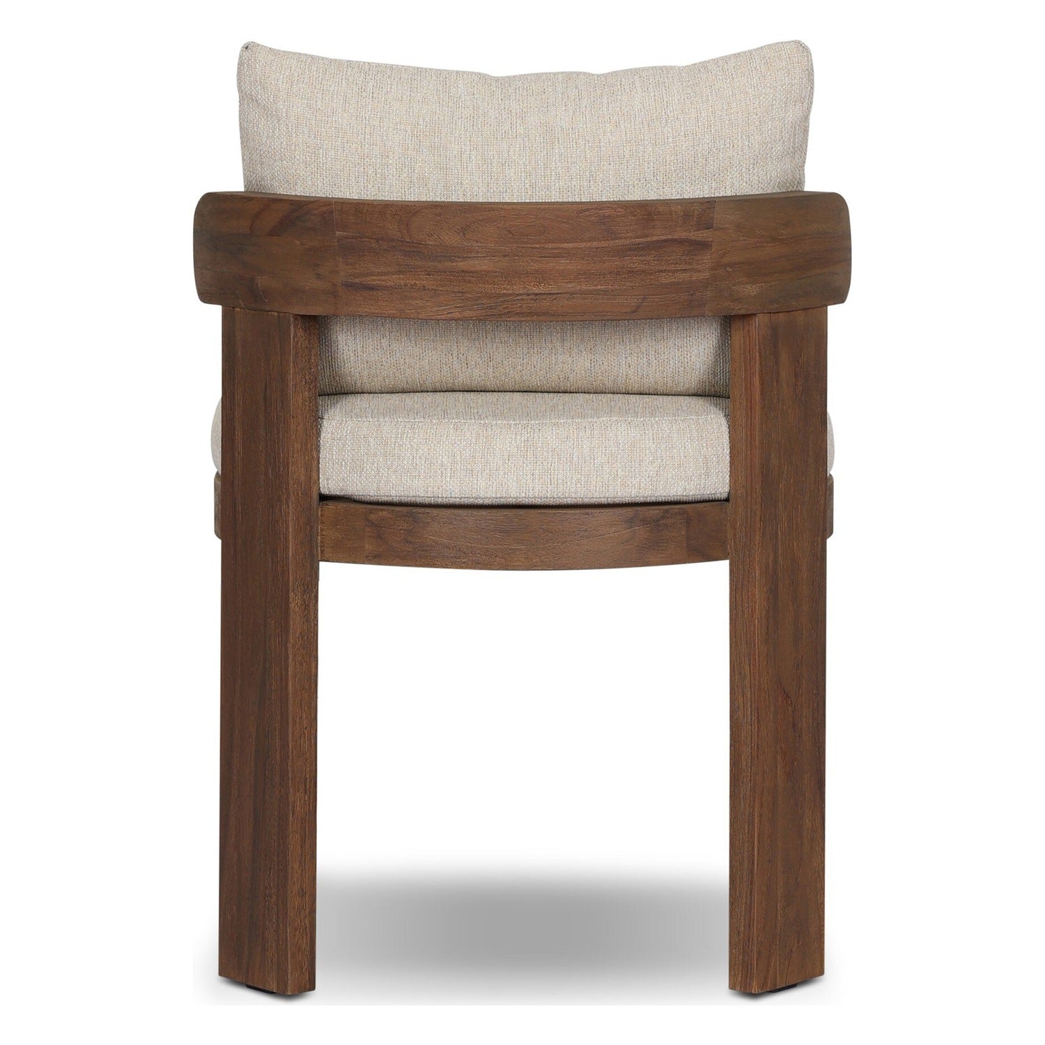 Four Hands Jackson Ellor Beige Outdoor Armless Dining Chair Set of 2