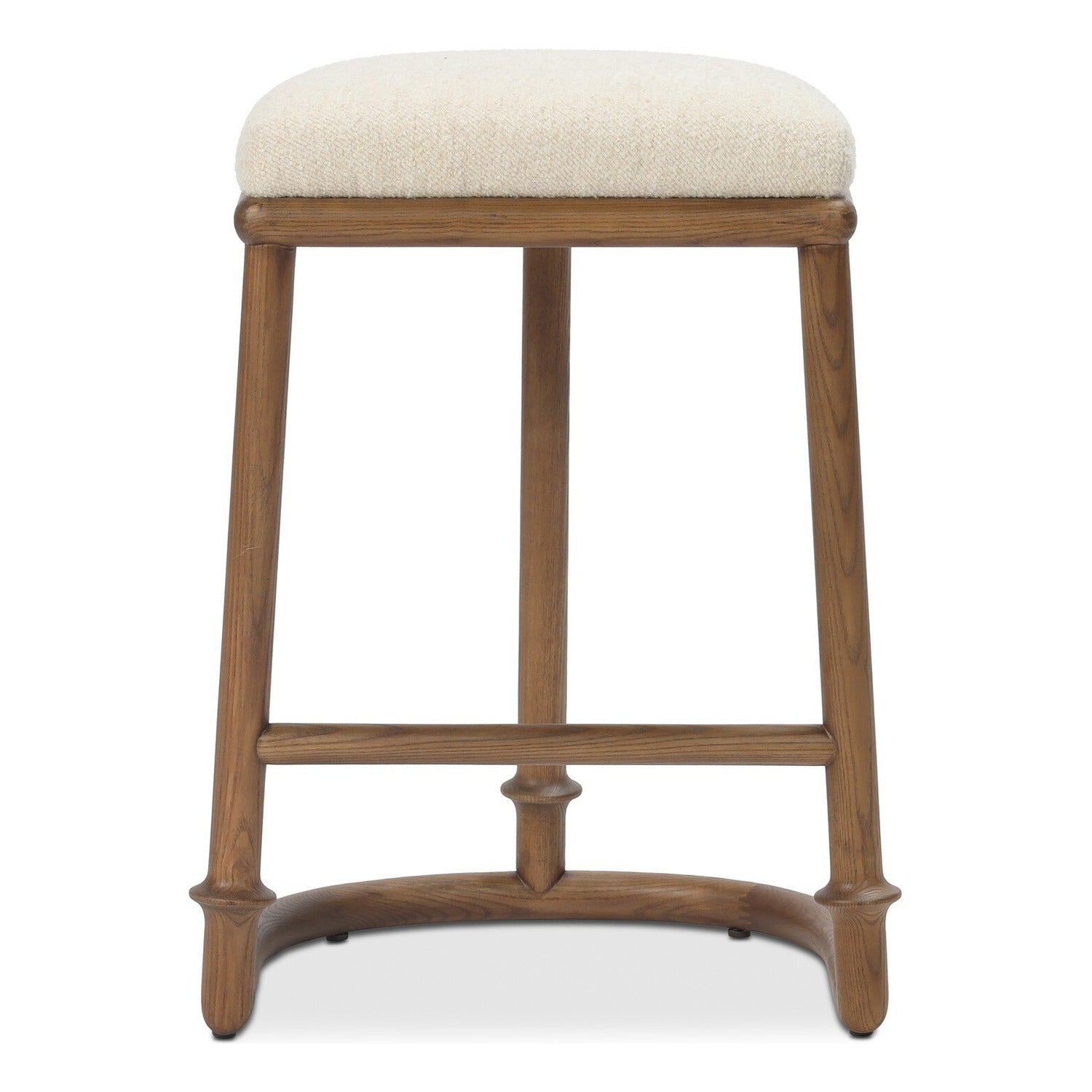 Four Hands Royce Charter Oatmeal Backless Counter Stool Set of 2