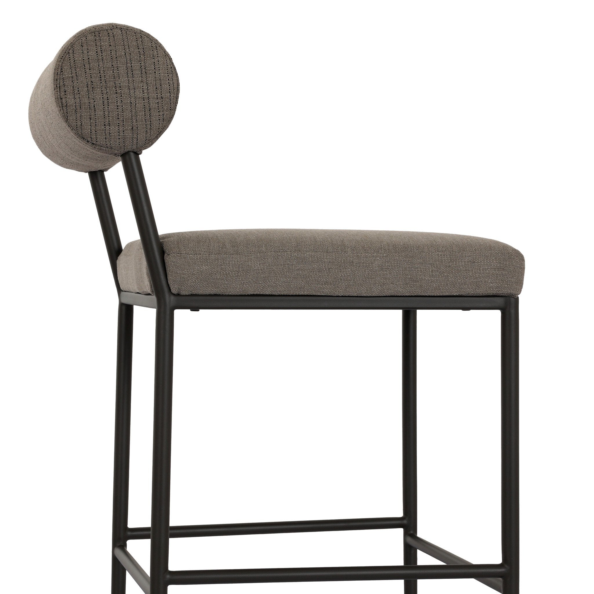 Four Hands Brookline Alessi Fawn Outdoor Bar Stool material and finish detail