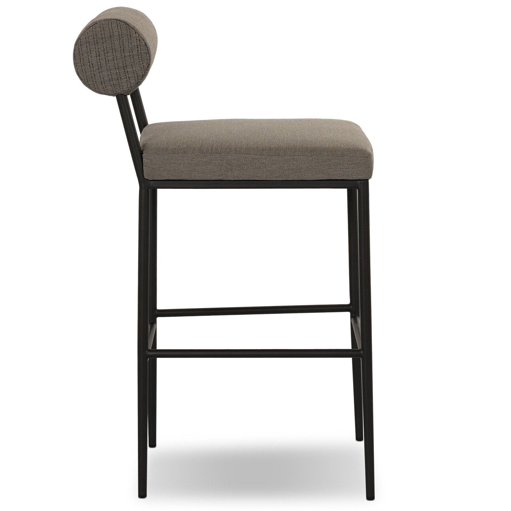 Four Hands Brookline Alessi Fawn Outdoor Bar Stool side view