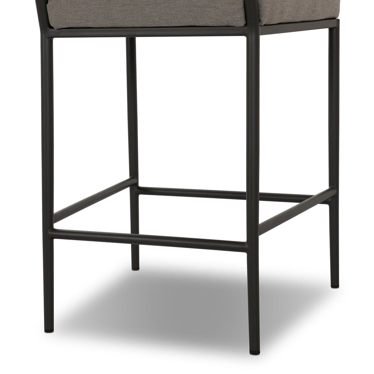 Four Hands Brookline Alessi Fawn Outdoor Counter Stool detailed view