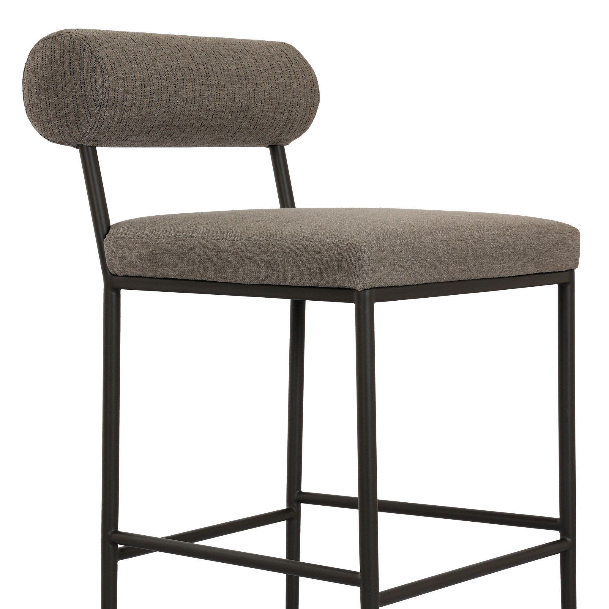 Four Hands Brookline Alessi Fawn Outdoor Bar Stool finish close-up