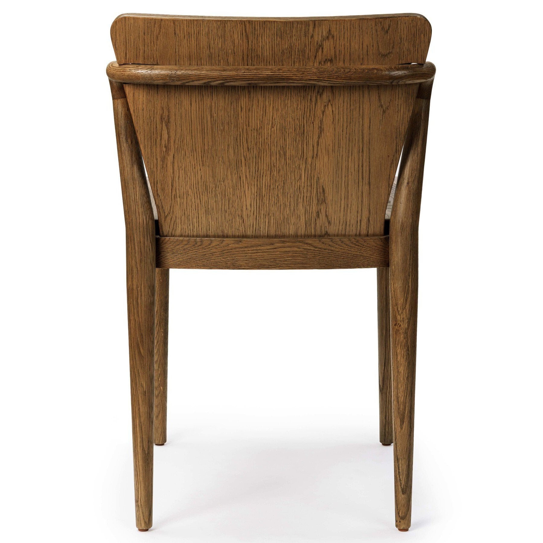 Four Hands Ankeny Amber Oak Dining Chair back view