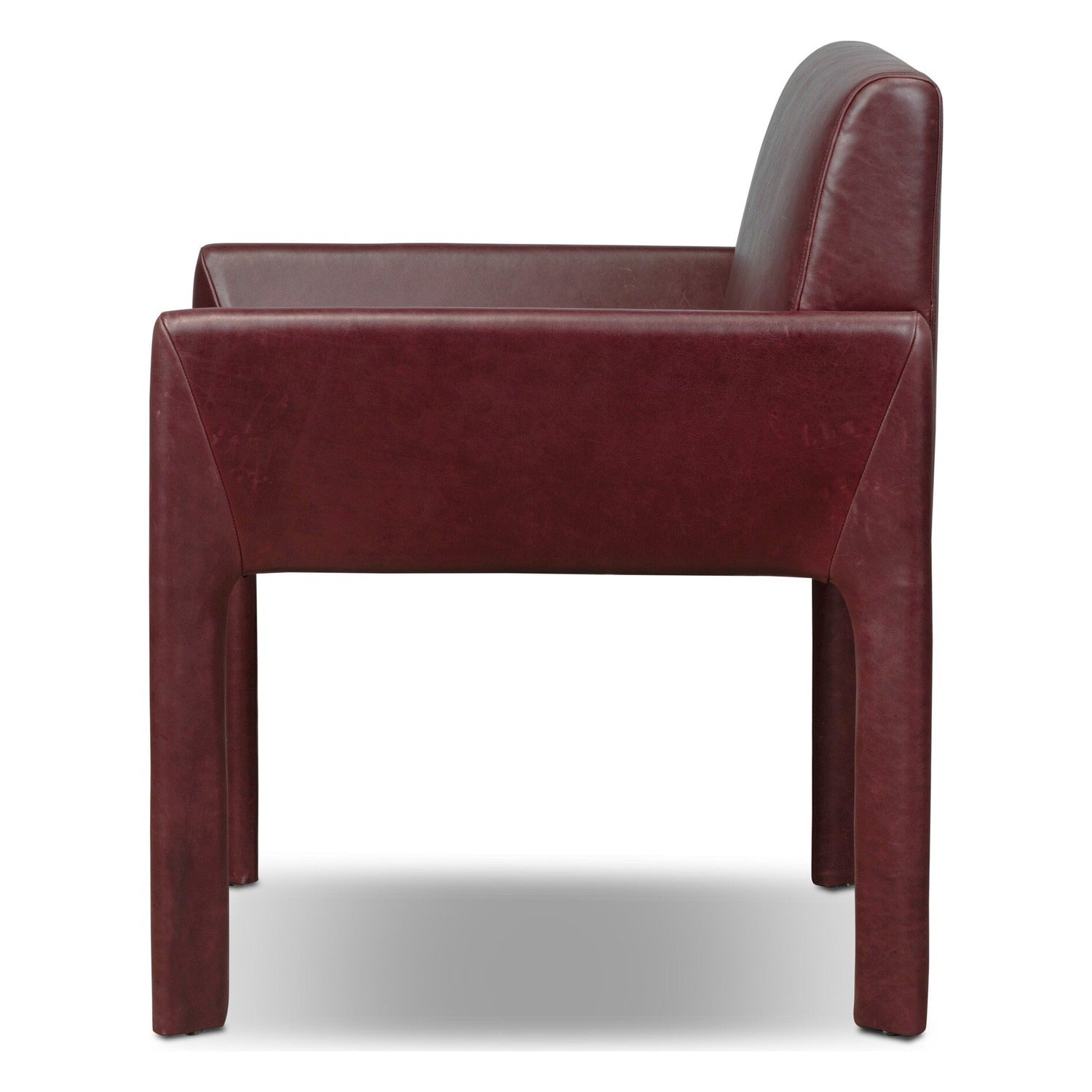 Four Hands Graford Dulane Burgundy Dining Chair