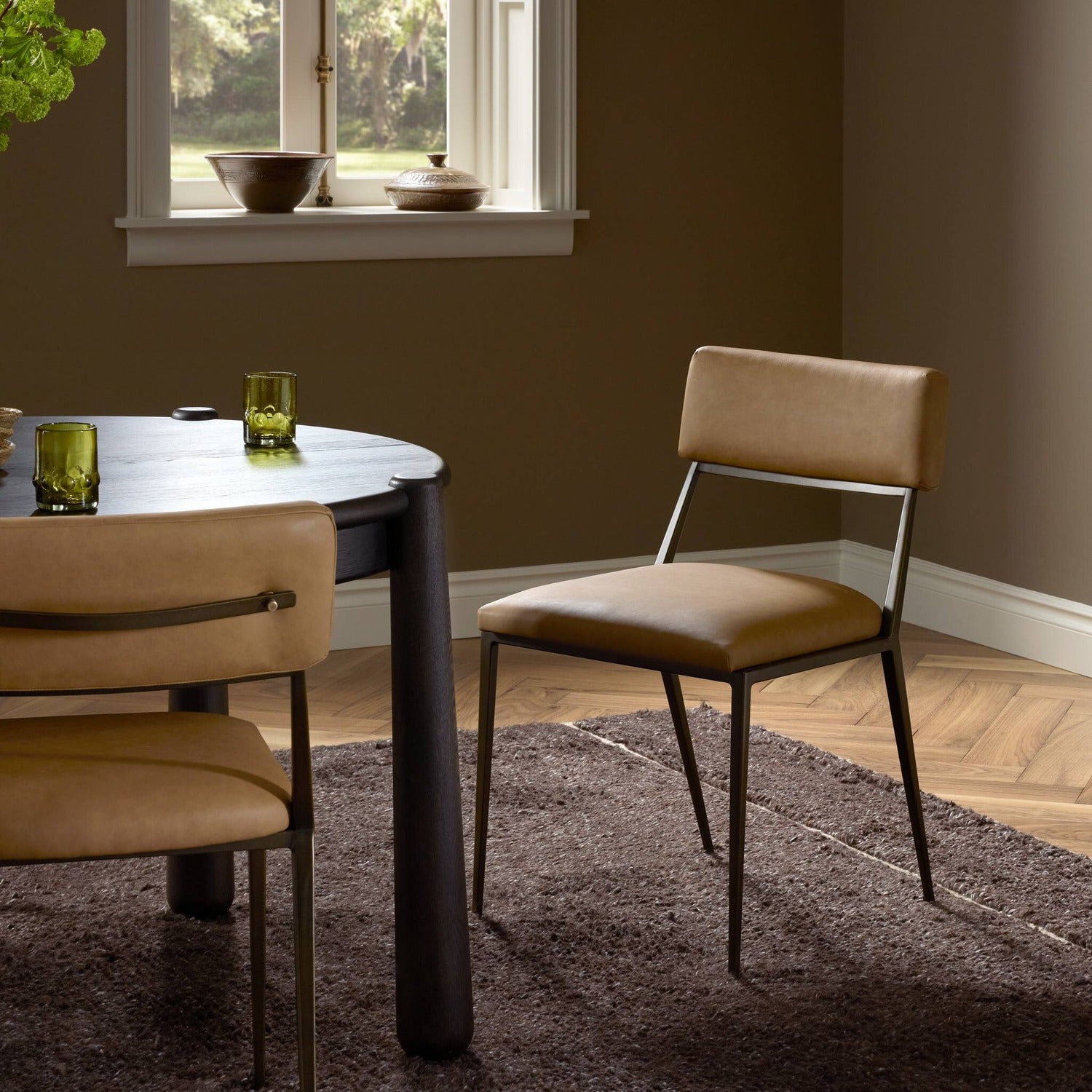 Four Hands Somerson Maestro Camel Dining Chair Set of 2