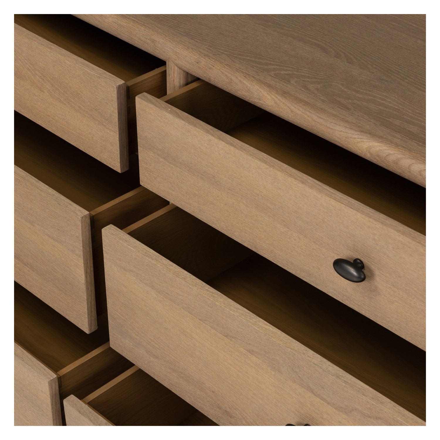 Four Hands Analisa Sandy Oak 6 Drawer Dresser