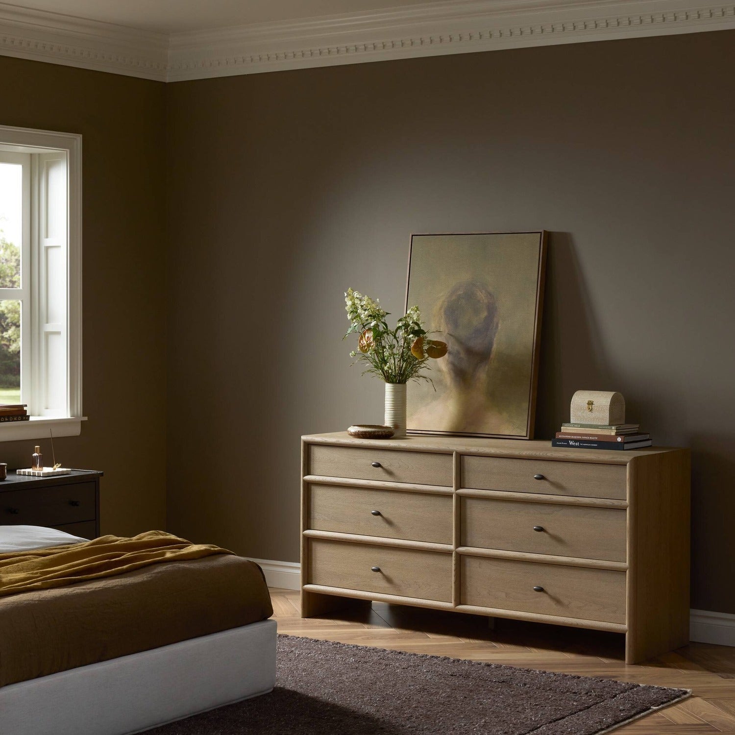 Four Hands Analisa Sandy Oak 6 Drawer Dresser