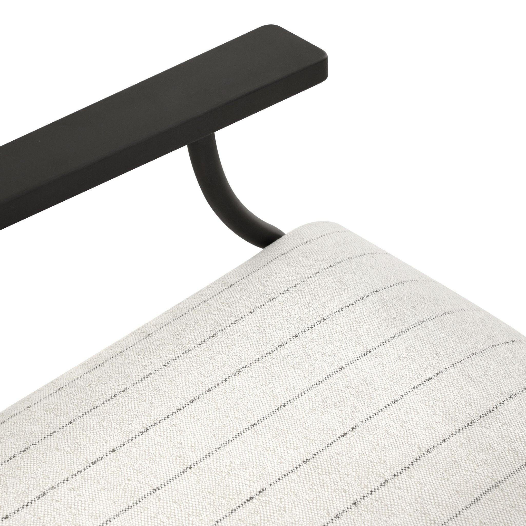 Four Hands Haverford Amalfi Natural Outdoor Chair — edge and joinery detail